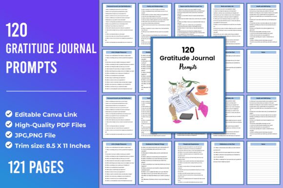120 Gratitude Journal Prompts to Transform Your Daily Practice