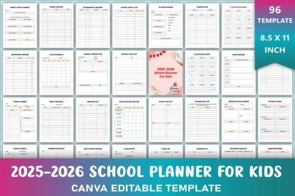 2025-2026 School Planner for Kids: A Comprehensive Guide to Organizing Your Child’s Academic Year