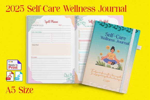2025 Self Care Wellness Journal