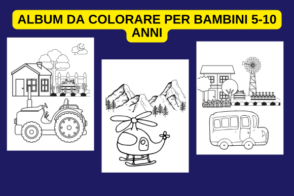 Album Da Colorare Per Bambini 5-10 Anni: Un Mondo di Creatività e Apprendimento