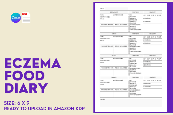 Eczema Food Diary - KDP Interior