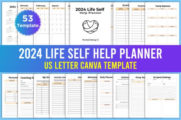 Editable 2024 Life Self Help Planner: A Comprehensive Tool for Personal and Professional Growth
