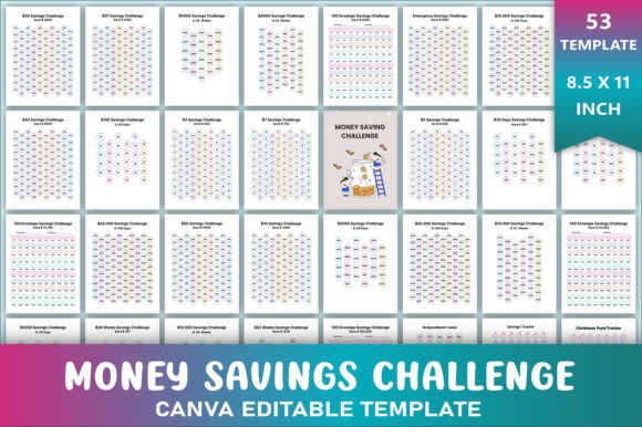 Editable Money Saving Challenge: A Practical Guide to Financial Growth