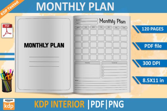 Monthly Plan KDP Interior Template: A Practical Tool for Modern Content Creators