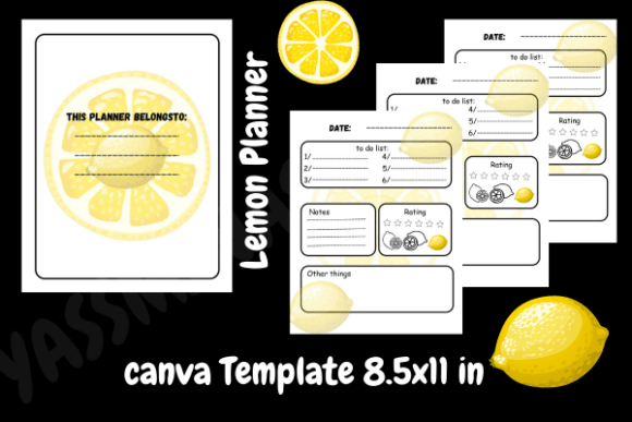 The Lemon Planner and Organizer: A Vibrant Approach to Productivity