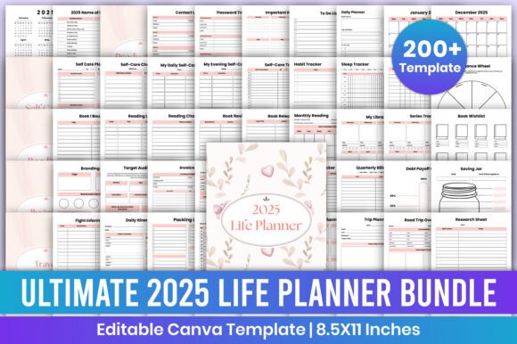 Ultimate 2025 Life Planner Bundle Adult: A Comprehensive Planning Tool for the New Year