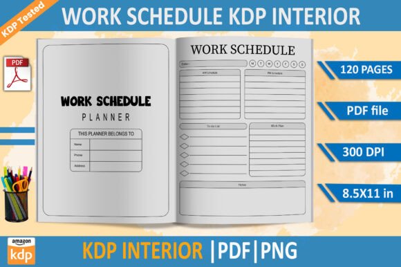 Work Schedule KDP Interior Template